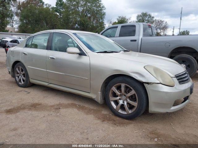  Salvage INFINITI G35