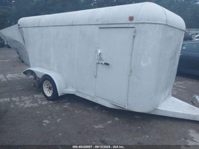  Salvage Circle C Inc Cargo Trailer 16ft