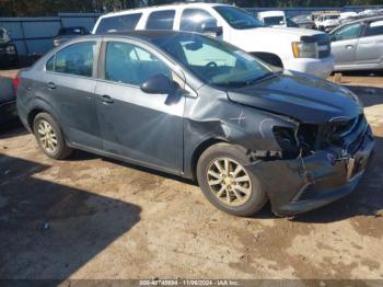  Salvage Chevrolet Sonic