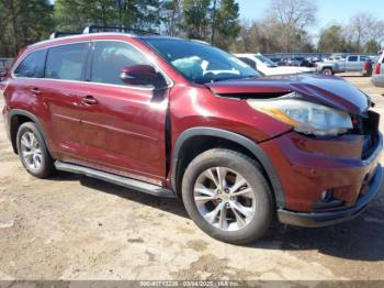  Salvage Toyota Highlander