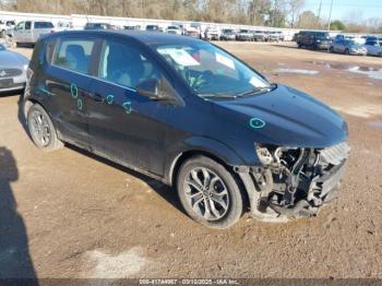  Salvage Chevrolet Sonic