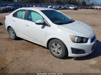  Salvage Chevrolet Sonic