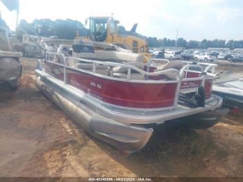  Salvage Tracker Pontoon Boat And Motor
