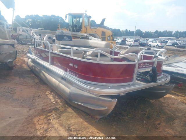  Salvage Tracker Pontoon Boat And Motor