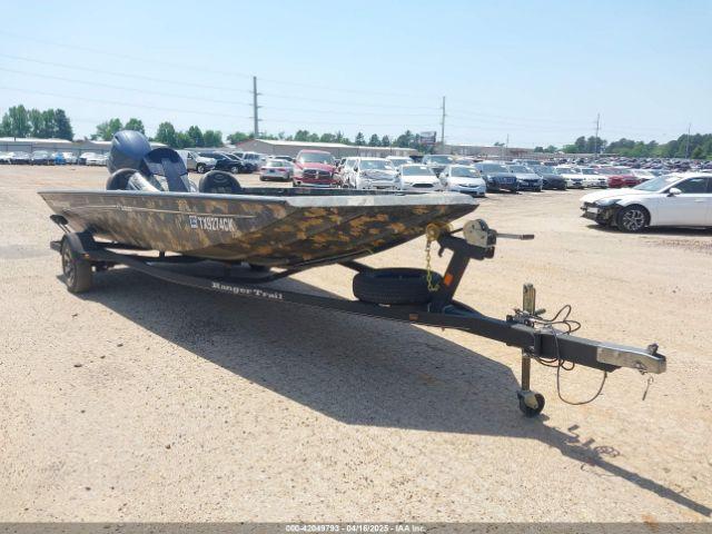  Salvage Ranger Boat, Motor And Trailer