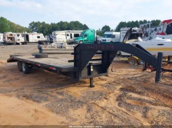  Salvage Trailer Gooseneck Flatbed