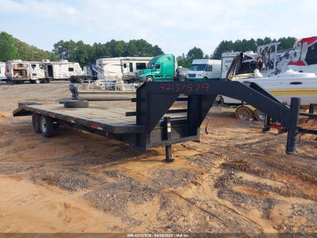  Salvage Trailer Gooseneck Flatbed