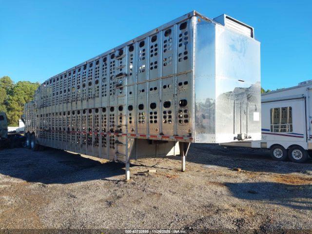 Salvage Wilson Trailer Co Livestock Semi Trailer