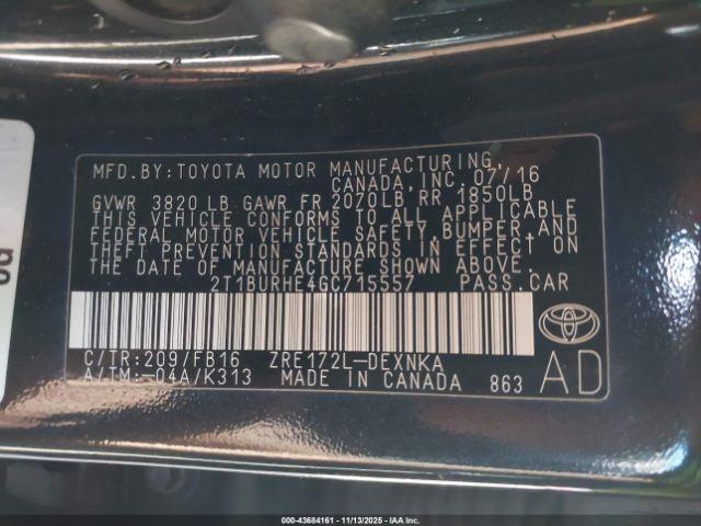 Toyota Corolla Le Image 7