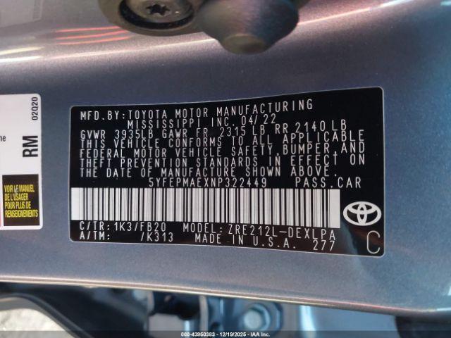 Toyota Corolla Le Image 5