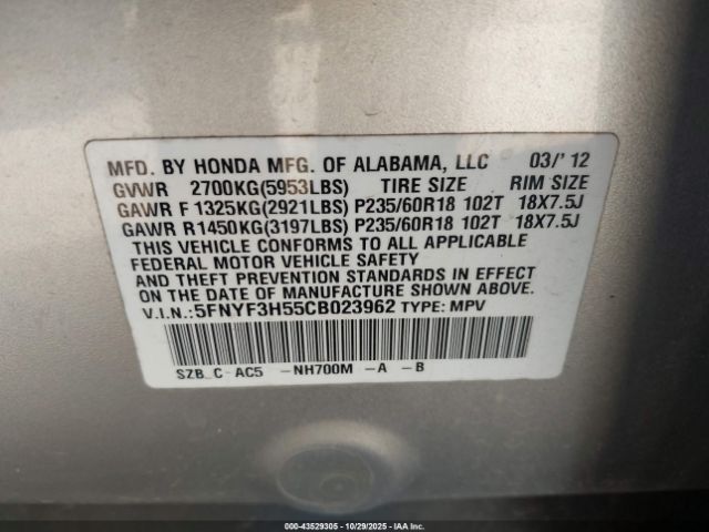 Honda Pilot Ex-l Image 12