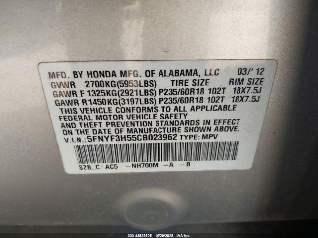 Honda Pilot Ex-l Image 12