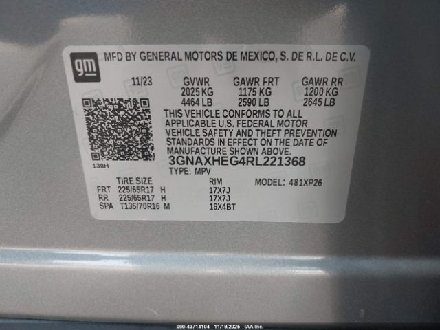Chevrolet Equinox Fwd Ls Image 16