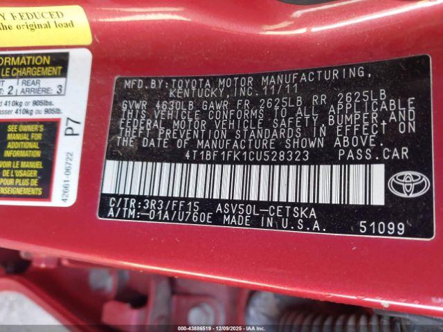 Toyota Camry Se Image 3