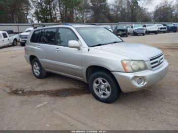  Salvage Toyota Highlander